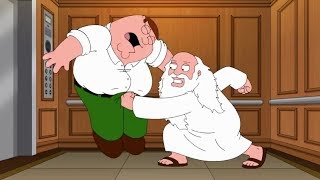 Peter Struck By The Hand Of GOD - Family Guy