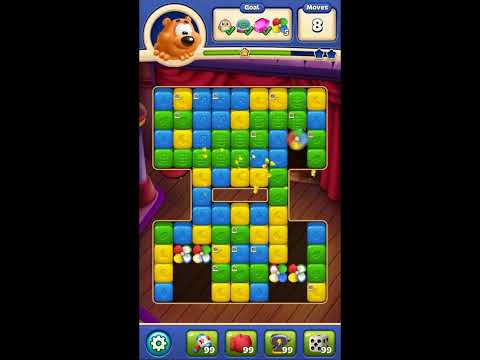 Toon Blast Level 8256 - NO BOOSTERS 🐻🐺🐱 | SKILLGAMING ✔️