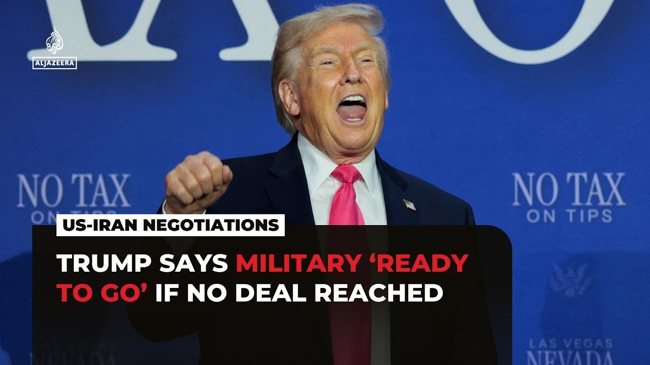 Trump says ‘ready to go’ back to war with Iran as ceasefire end looms