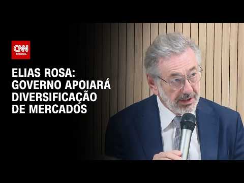 Tarifaço dos EUA: Governo apoiará diversificação de mercados, diz Elias Rosa | CNN 360°