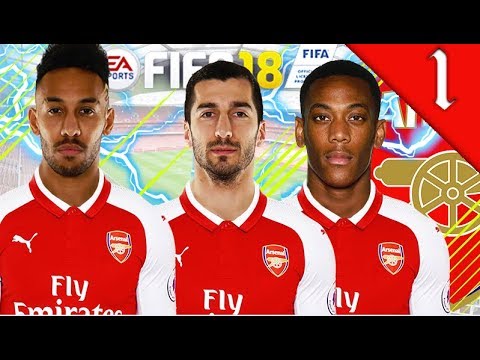 AUBAMEYANG, MKHITARYAN, MARTIAL SIGN! FIFA 18: ARSENAL CAREER MODE #1