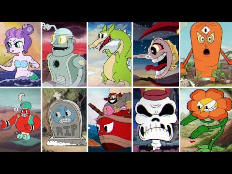 Cuphead - All Bosses (No Damage - A+ Grades)