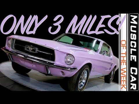 3.4 Mile 1967 Ford Mustang Fastback Muscle Car Of The Week Episode 290