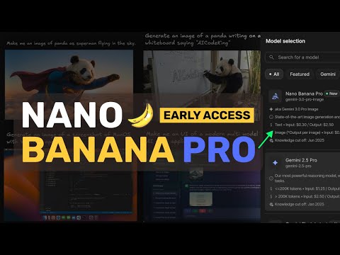 Nano Banana PRO (Gemini-3.0-Pro-Image): I GOT EARLY ACCESS to GEMINI-3 PRO IMAGE & IT'S MIND BLOWING
