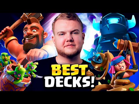 TOP 5 BEST NEW META DECKS TO PUSH IN CLASH ROYALE 🏆