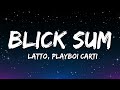 Latto Blick Sum Lyrics Ft Playboi Carti