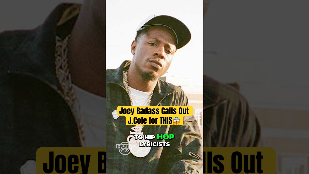 Joey Badass Calls Out J.Cole for THIS