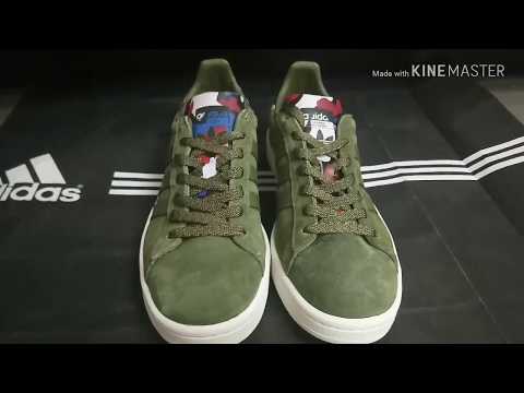 Unboxing sepatu adidas CAMPUS warna hijau Art:BB0077 (original)