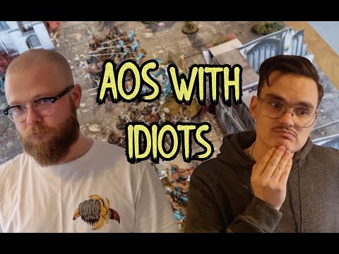 Two idiots play AOS- Lumineth Realmlords Vs Soulblight Gravelords