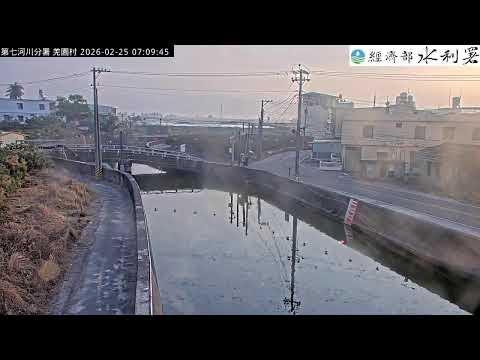 林邊溪_羌園排水(羌光橋)，屏東縣佳冬鄉 - 全景