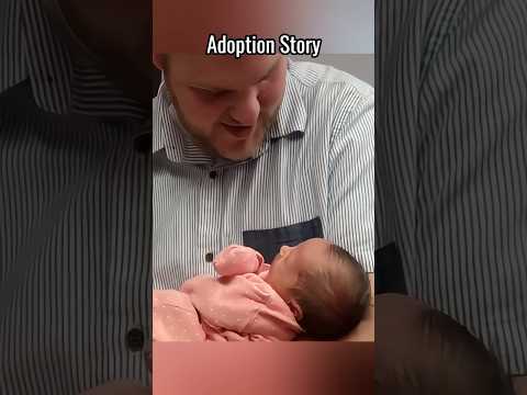 ❤️Man cries when meeting adopted baby for first time #adoption #baby #adoptionstory #love #adoptme