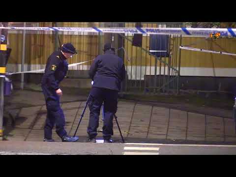 Skottlossning – polisen jagar Porsche