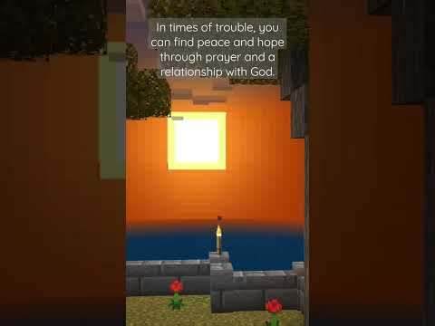 GodGeeks - Find Peace and Hope #love #peace #hope #inspiration #minecraft #sunset