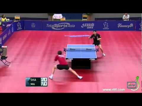 Ma Long vs Kirill Skachkov[Swedish Open 2011]
