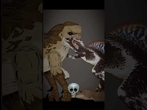spinosaurus jp3 vs d rex#animation #drex#spino#spinosaurus#jp3#dinosaur#dino#meme#rebirth#jurassic