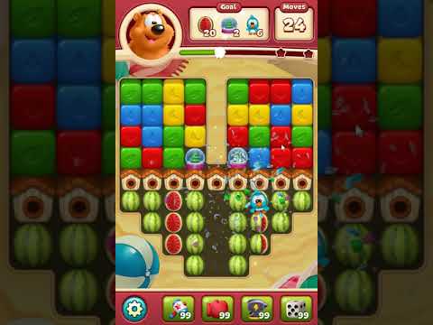 Toon Blast Level 3078 NO BOOSTERS - A S GAMING ✔️