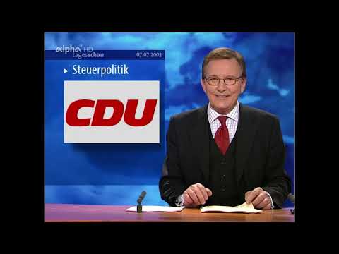 Tagesschau 2003 - vom 07.07.2003 - #CDU #Korsika #Nachrichten #Politik #Tagesschau vor 20 Jahren ARD