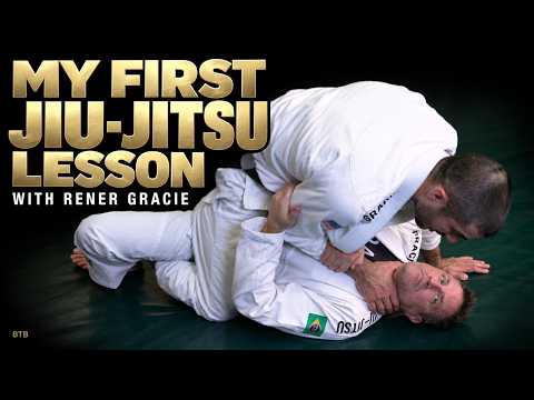 My FIRST Brazilian Jiu-Jitsu lesson with Rener Gracie
