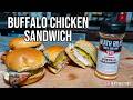 Buffalo Chicken Sandwich On The Weber Kettle Grill Heath Riles BBQ