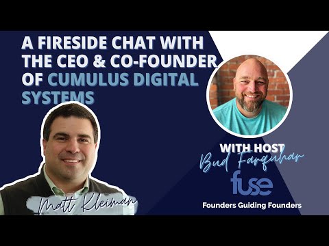 EP. 163 A Fireside Chat with the CEO & Co-founder of Cumulus Digital Systems - Matt Kleiman