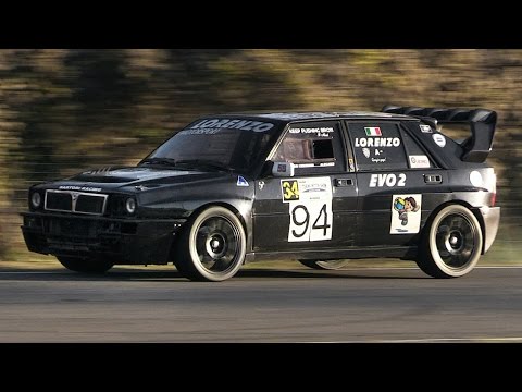 2 x Modified Lancia Delta HF Integrale - Lovely Turbo Sounds, Accelerations & More