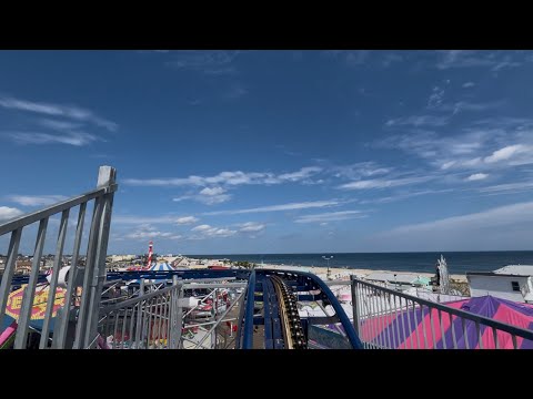 On-ride point of view of Patriot’s Run