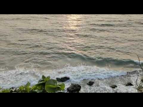 varkala beach sun set