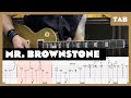 Guns N Roses Mr Brownstone Guitar Tab Lesson Cover Tutorial
