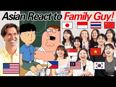 9 Asians React To FAMILY GUY ABOUT Asia!