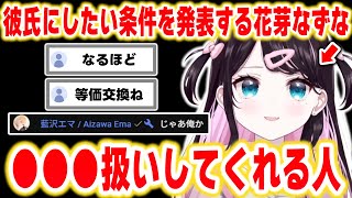 彼氏にしたい条件を発表する花芽なずな【ぶいすぽっ！/花芽なずな/切り抜き】