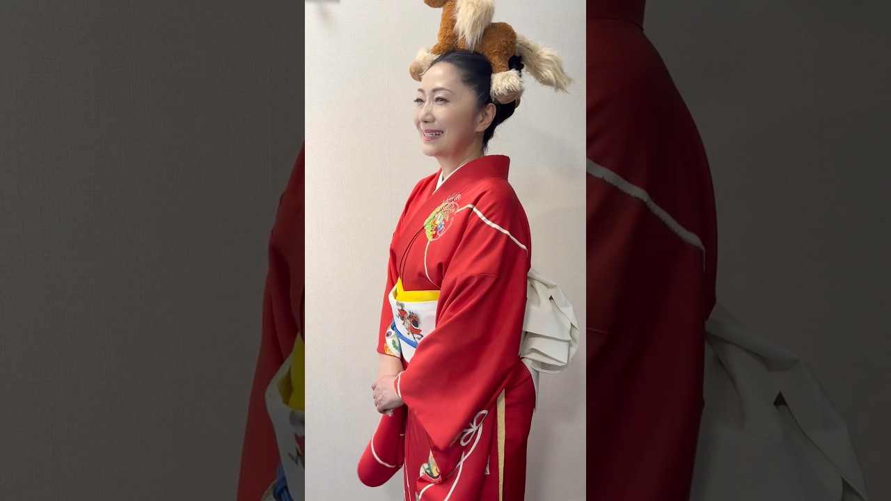 2月3日放送のNHK「#うたコン」は2025紅白振り返りSP✨️というわけで #石川さゆり も振り返り😁帯も素敵なのでぜひご覧ください👘 #紅白歌合戦 #天城越え #着物