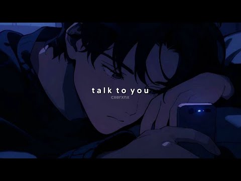 carter ryan - talk to you (sped up + reverb)