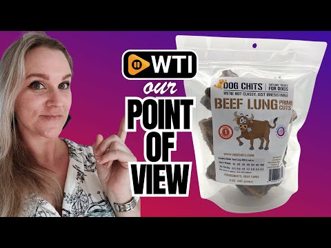 Dog Chits Beef Lung Fillets Dog and Puppy Treats - All Natural Grain and Chemical Free Training Chews - High Protein and Low Fat - Supports Dental Health - Made in The USA - Large 5 oz Bag Be - WTI product video review
