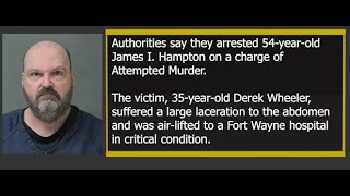 James Hampton arrested in stabbing of Derek Wheeler in Howard County, Indiana