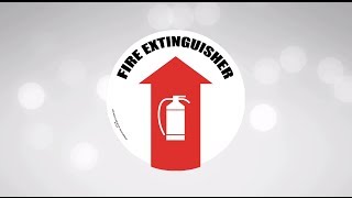 Fire Extinguisher Floor Sign