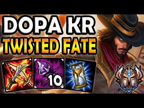 Apdo (Dopa) Twisted Fate vs Taliyah - Road to Rank #1 Korea Challenger 1410 LP