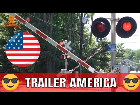 !! SPECIAL VIDEO !! RAILROAD CROSSINGS FROM THE UNITED STATES OF AMERICA !!