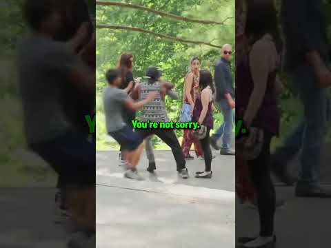 Slapping Girl in Public Experiment - Will New Yorkers Help?