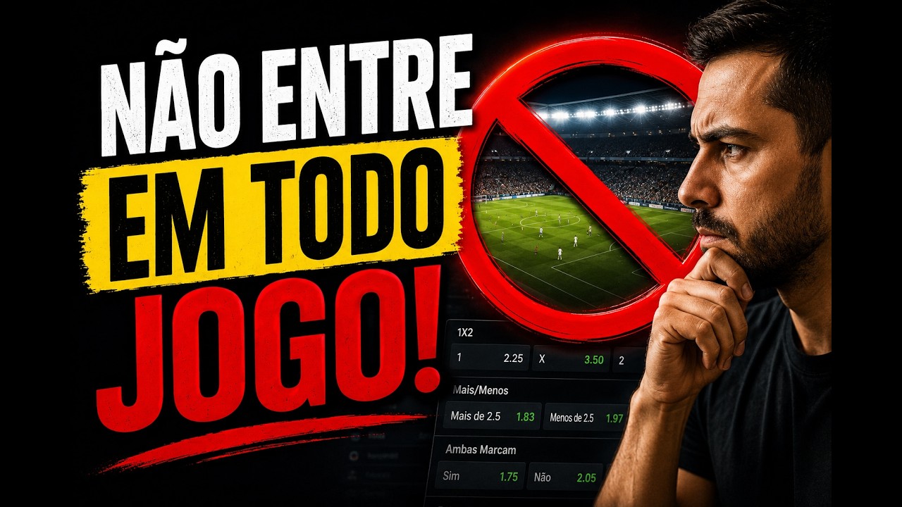 TRADING ESPORTIVO: Por Que os Profissionais Ficam de Fora de Alguns Jogos (O Segredo do Lucro)