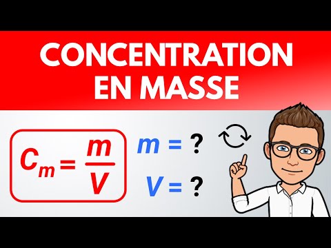 MASS CONCENTRATION: formulas, calculations and units | Physics-Chemistry (high school)