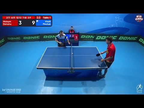 08:00 Maksym Deineha (2:3) Vitalii Pinchuk West 1 WIN CUP 23.10.2022 | TABLE TENNIS WINCUP