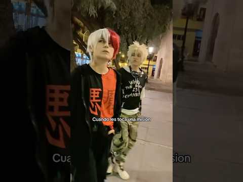 Shoto y Bakugo tienen el mismo objetivo #cosplay #bnhacosplay #myheroacademia #todoroki #bakugou