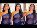 Swathi Konde Unseen Saree Show Serial Actress Malayalam Kannada
