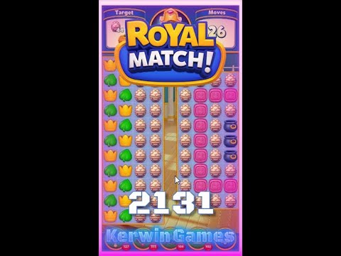 Royal Match Level 2131 - No Boosters Gameplay