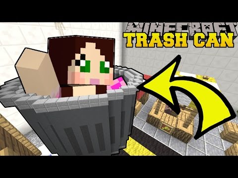 Minecraft: TRAPPED IN A TRASH CAN!!! - FIND THE LOST - Custom Map