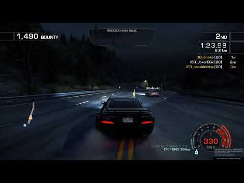 Nfs hot pursuit, online race #158, complete control WR 2:48.5x super series PC
