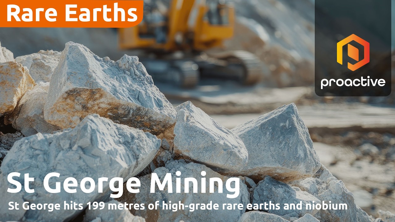 St George Mining hits 199.5m of high grade rare earths and niobium: raises A$60 million 