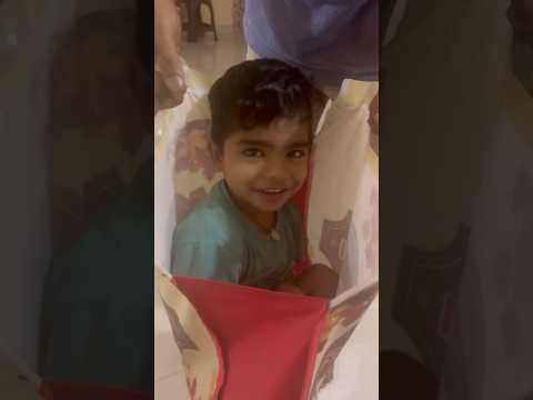 He is in luggage bag 😂😂😂