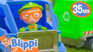 Toy Blippi's Favorite Garbage Truck Songs! | BEST OF BLIPPI TOY MUSIC VIDEOS!