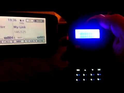 Icom 5100 Crossband Operation